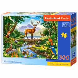 Castorland Woodland Harmony 300 pcs, 300 pièce(s), Animaux, 8 an(s)