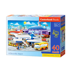 Castorland A Day at the Airport 40 Maxi pcs Jeu de puzzle 40 pièce(s) Dessins animés