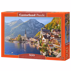 Castorland Hallstatt, Austria 500 pcs, 500 pièce(s), Paysage, 9 an(s)