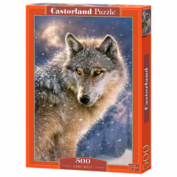 Castorland Lone wolf 500 pcs, 500 pièce(s), Faune, 9 an(s)
