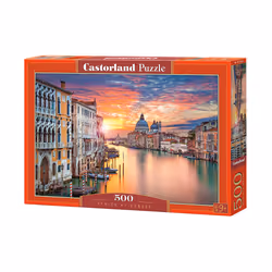 Castorland Venice at sunset 500 pcs, 500 pièce(s), Ville, 9 an(s)