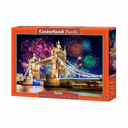 Castorland Tower Bridge, England 500 pcs, 500 pièce(s), Ville, 9 an(s)