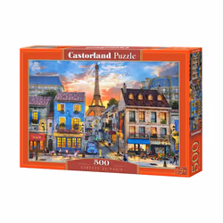 Castorland Streets of Paris 500 pcs, 500 pièce(s), Ville, 9 an(s)