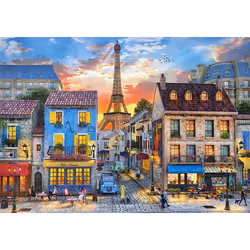 Castorland Streets of Paris 500 pcs Jeu de puzzle 500 pièce(s) Ville