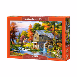 Castorland Old Sutter's mill 500 pcs, 500 pièce(s), Paysage, 9 an(s)