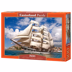 Castorland Tall Ship Leaving Harbour 500 pcs, 500 pièce(s), Bateaux, 9 an(s)