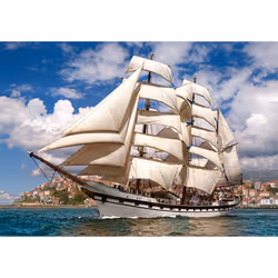 Castorland Tall Ship Leaving Harbour 500 pcs Jeu de puzzle 500 pièce(s) Bateaux