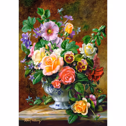 Castorland Flowers in a Vase, 500 pièce(s), Flora, 9 an(s)