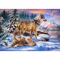 Castorland Wolfish Wonderland, 500 pièce(s), Animaux, 9 an(s)