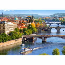 Castorland View of Bridges in Prague 500 pcs Jeu de puzzle 500 pièce(s) Paysage