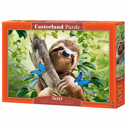 Castorland Don't Hurry Be Happy 500 pcs, 500 pièce(s), Animaux, 9 an(s)