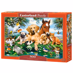 Castorland Summer Pals 500 pcs, 500 pièce(s), Animaux, 9 an(s)