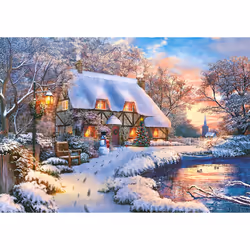 Castorland Winter Cottage 500 pcs Jeu de puzzle 500 pièce(s) Paysage