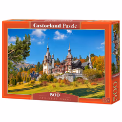 Castorland Castle Peles, Romania 500 pcs, 500 pièce(s), Paysage, 9 an(s)