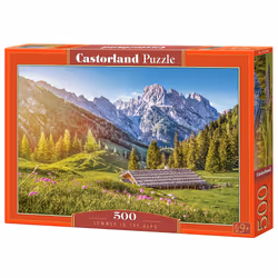 Castorland Summer in the Alps 500 pcs, 500 pièce(s), Paysage, 9 an(s)