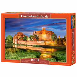 Castorland Malbork Castle, Poland 1000 pcs, 1000 pièce(s), Paysage, 9 an(s)