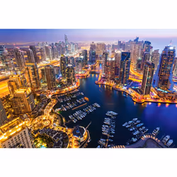 Castorland Dubai at Night 1000 pcs Jeu de puzzle 1000 pièce(s) Ville