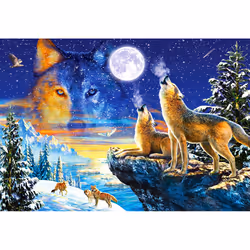 Castorland Howling wolves 1000 pcs Jeu de puzzle 1000 pièce(s) Faune