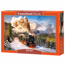 Castorland Steam train 1000 pcs, 1000 pièce(s), Véhicules, 9 an(s)