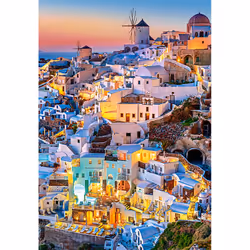 Castorland Santorini Lights 1000 pcs Jeu de puzzle 1000 pièce(s) Ville