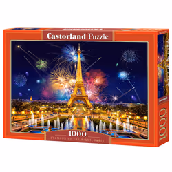Castorland Glamour of the Night, Paris 1000 pcs, 1000 pièce(s), Ville, 9 an(s)