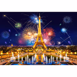 Castorland Glamour of the Night, Paris 1000 pcs Jeu de puzzle 1000 pièce(s) Ville