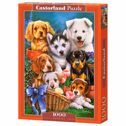 Castorland Puppies Jeu de puzzle 1000 pièce(s) Animaux