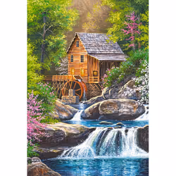 Castorland Spring Mill, 1000 pièce(s), Art, 9 an(s)