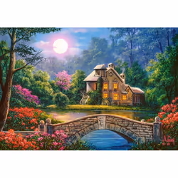 Castorland Cottage in the Moon Garden, 1000 pièce(s), Fantaisie, 9 an(s)
