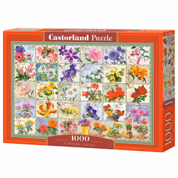 Castorland Vintage Floral 1000 pcs, 1000 pièce(s), Flora, 9 an(s)