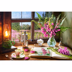 Castorland Still Life with Violet Snapdragons 1000 pcs Jeu de puzzle 1000 pièce(s) Art