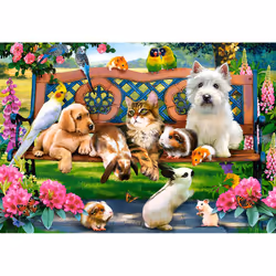 Castorland Pets in the Park 1000 pcs Jeu de puzzle 1000 pièce(s) Animaux