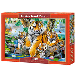 Castorland Tigers by the Stream 1000 pcs Jeu de puzzle 1000 pièce(s) Animaux