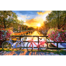 Castorland Picturesque Amsterdam with Bicycles 1000 pcs Jeu de puzzle 1000 pièce(s) Ville