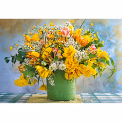 Castorland Spring Flowers in Green Vase 1000 pcs Jeu de puzzle 1000 pièce(s) Art