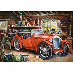 Castorland Vintage Garage 1000 pcs Jeu de puzzle 1000 pièce(s) Véhicules