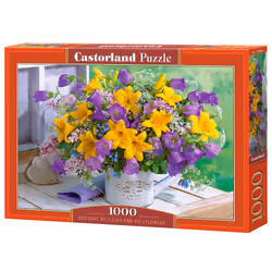 Castorland Bouquet of Lilies and Bellflowers 1000 pcs, 1000 pièce(s), Flora, 9 an(s)