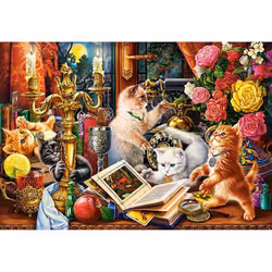 Puzzle 1000 pièces : Chatons Sorciers
