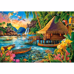 Puzzle 1000 pièces : Ile Tropicale