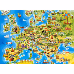 Castorland Map of Europe Jeu de puzzle 100 pièce(s) Cartes