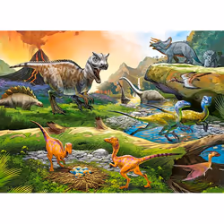 Castorland B-111084 puzzle Jeu de puzzle 100 pièce(s) Dinosaures