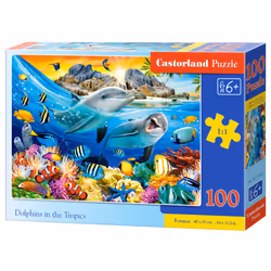 Castorland Dolphins in the Tropics, 100 pièce(s), Animaux, 6 an(s)