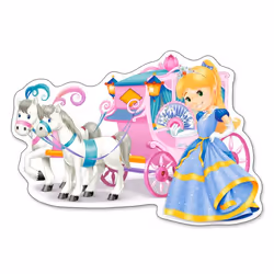Castorland Princess Carriage 12 Maxi pcs Contour pour puzzle 12 pièce(s) Dessins animés