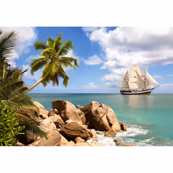 Castorland Sailing in Paradise 1500 pcs Jeu de puzzle 1500 pièce(s) Paysage