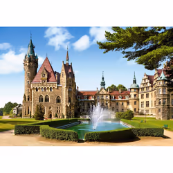Castorland Moszna Castle, Poland 1500 pcs Jeu de puzzle 1500 pièce(s) Bâtiments