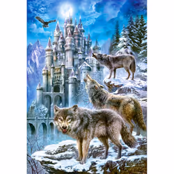 Castorland Wolves and Castle 1500 pcs Jeu de puzzle 1500 pièce(s) Faune