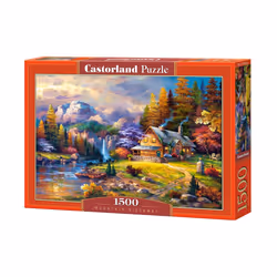 Castorland Mountain hideaway 1500 pcs, 1500 pièce(s), Fée, 9 an(s)