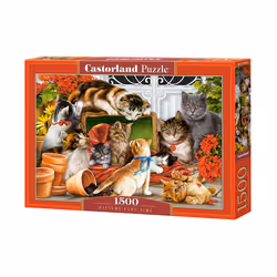 Castorland Kittens Play Time 1500 pcs, 1500 pièce(s), Animaux, 9 an(s)