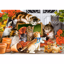 Castorland Kittens Play Time 1500 pcs Jeu de puzzle 1500 pièce(s) Animaux