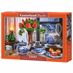 Castorland Still Life with Tulips 1500 pcs, 1500 pièce(s), Art, 9 an(s)